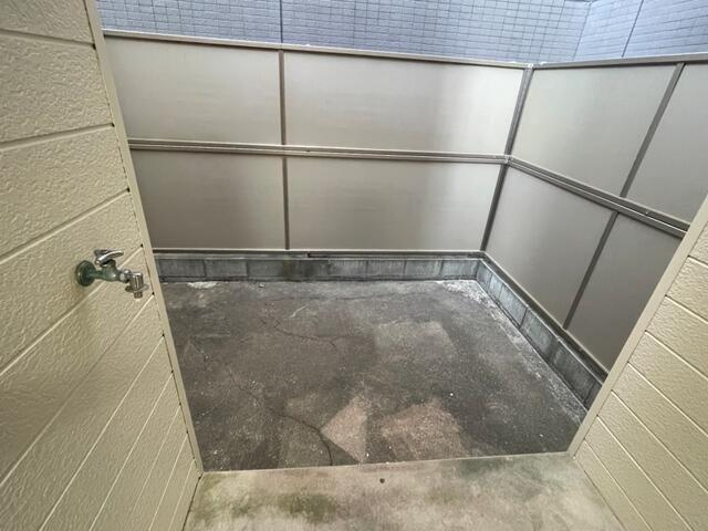 アトレ堺町のバルコニー