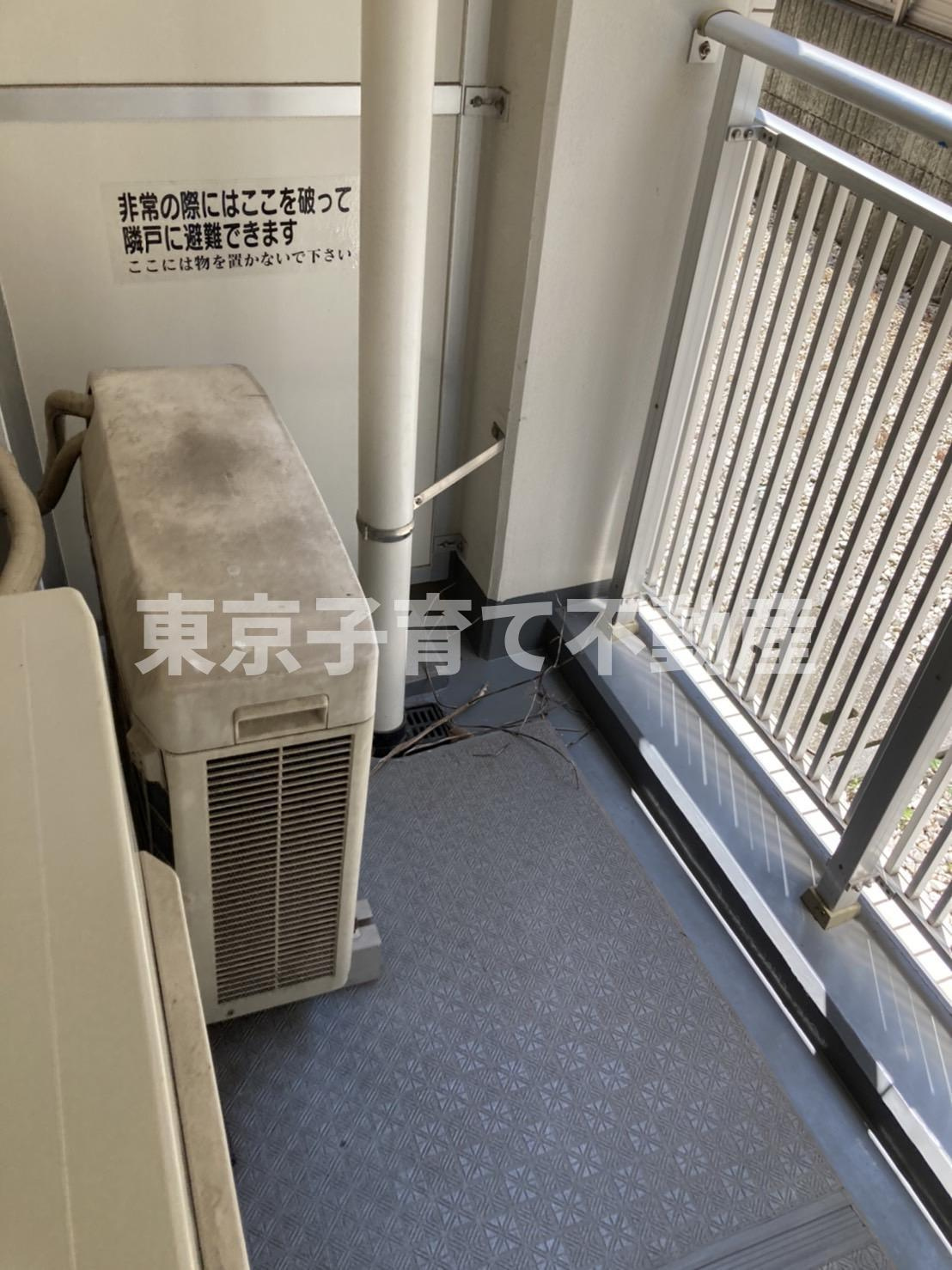 プラウドジェム市ヶ谷のバルコニー