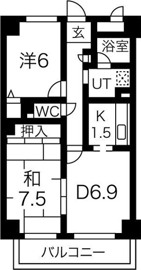 【間取り】 | グレース堀田