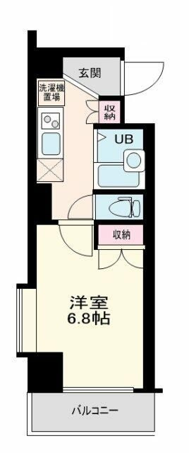エスコート芝浦の間取り|間取りです。