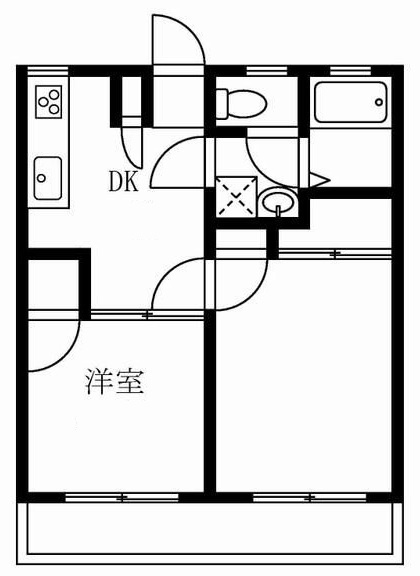 ＰＡＬナカイケガミの間取り|間取りです。