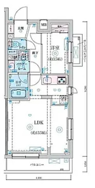 リヴシティ北馬込の間取り|間取りです。