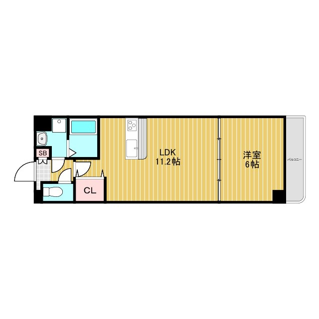 第5アローズ新大阪の間取り
