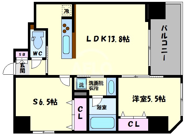 グランヴォワール昭和町の間取り|Grandvoir昭和町　開放感のある間取り