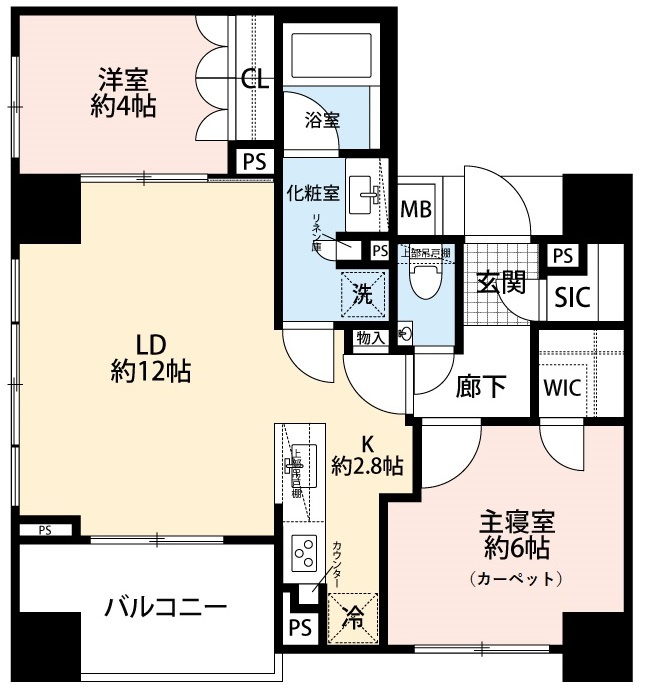 ディアナコート本郷弓町の間取り
