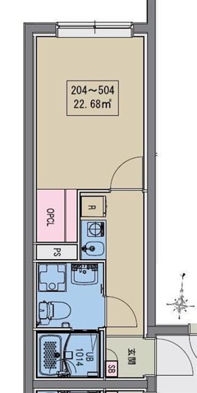 【間取り】 | ＭＡＸＩＶ　ＣＩＴＹ南品川