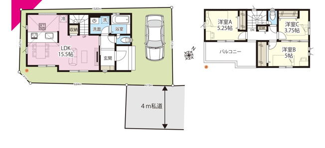 【間取り】 | GRAFARE北本市東間5期　新築住宅