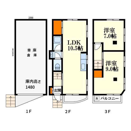 【間取り】 | 大桐4丁目戸建
