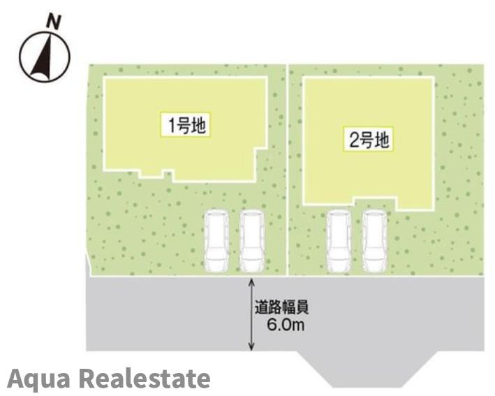 丸亀市土器町東Ⅲ　新築戸建　の区画図