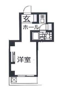 ノーリーズン森下の間取り|間取りです。