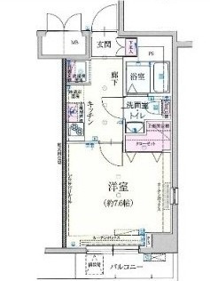 LEXE AZEST 赤羽の間取り|間取りです。