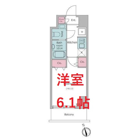 【間取り】 | レジディア南品川プレイス