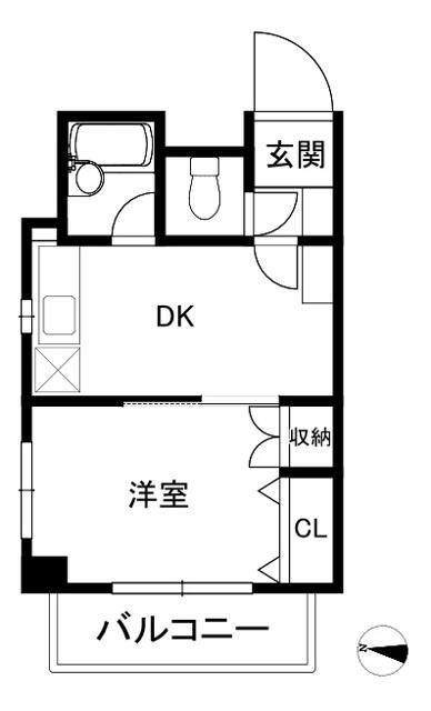 セルダム弦巻の間取り