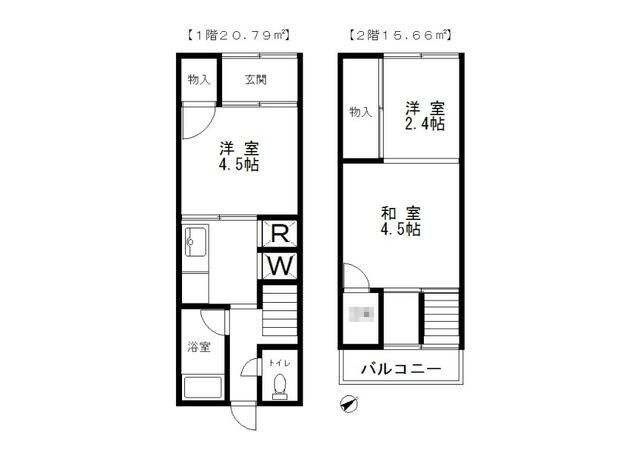 京島二丁目貸家の間取り