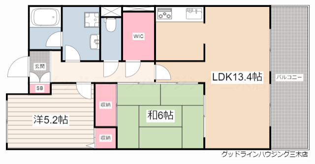 ロビンズクラブの間取り