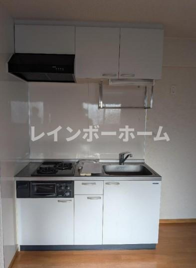 田中ハイツのキッチン|きれいなキッチンです