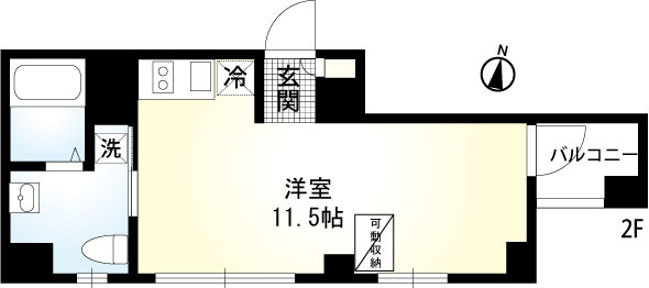 【間取り】 | ＬＵＭＩＥＲＥ南品川Ａ