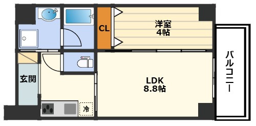 ヴェルレジデンス天満の間取り