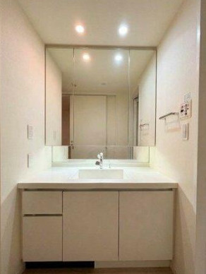 調布市菊野台３丁目の賃貸マンションの洗面所