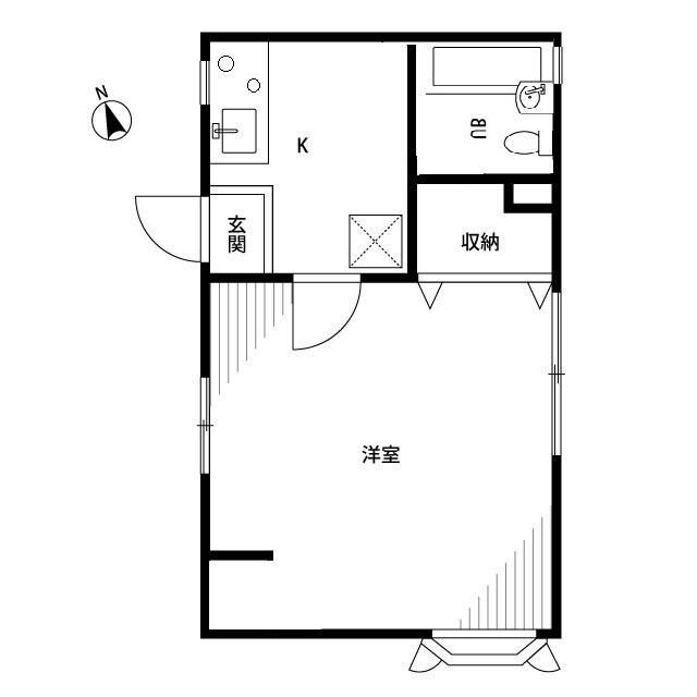モナムール弦巻の間取り