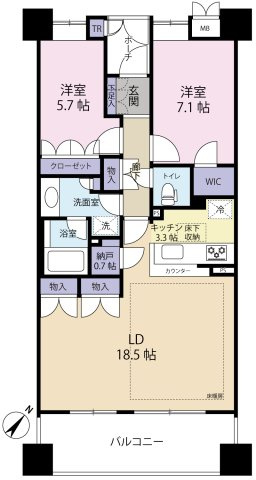 びゅうパルク柏中央町の間取り