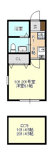 ベイルーム追浜の間取り
