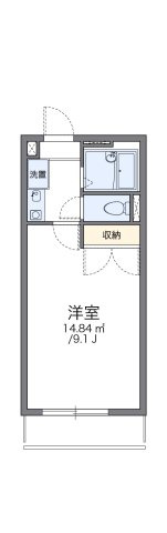 レオパレスクレアⅡの間取り