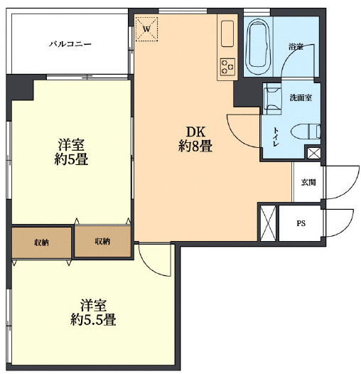 ヤマキユニアス三鷹マンションの間取り