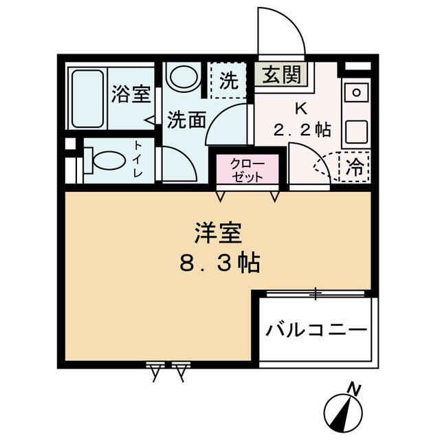 ゆいの木杉田の間取り