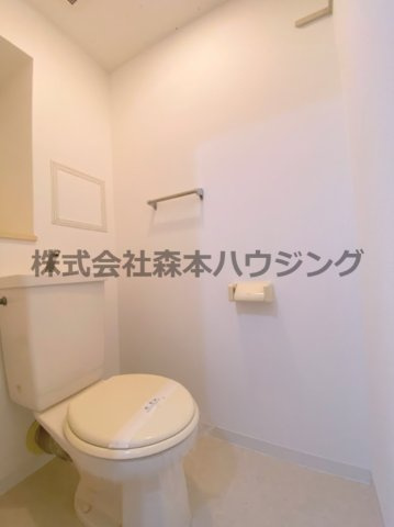 【トイレ】 | 　コーポヒルトップ | 落ち着いたトイレです