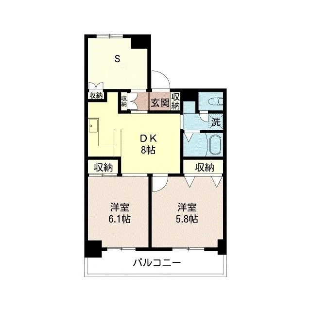 カスティージョ末広の間取り|間取りです。