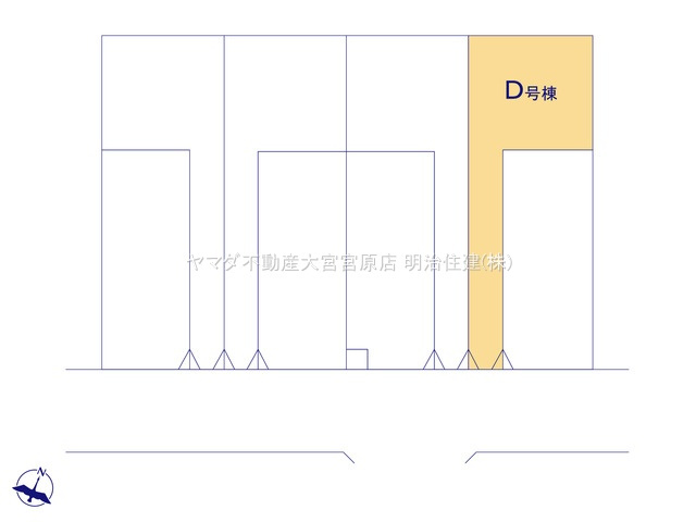 さいたま市北区吉野町２丁目第一期　の区画図