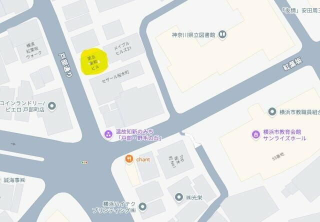 第五東和ビルの地図