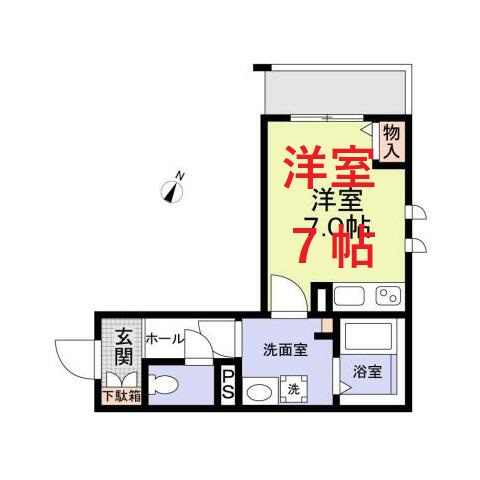 【間取り】 | ペンディーオ ソプラ 東寺尾中台