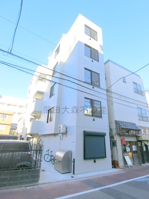 大森西テラスの外観|2025年8月築　RC鉄筋コンクリート造地上5階建て総戸数10戸インターネット無料！
東京都大田区大森西7丁目　JR京浜東北線蒲田駅徒歩13分、京浜急行本線梅屋敷駅最寄り徒歩7分京急蒲田駅徒歩15分
