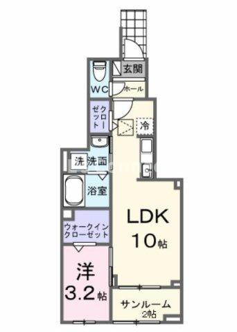 【間取り】 | カントリーレイクⅢ