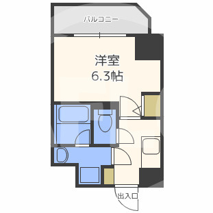 エスライズ西本町の間取り|エスライズ西本町　開放感のある間取り