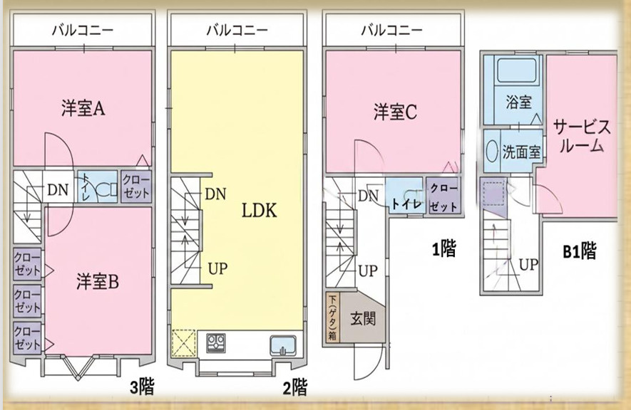 港区六本木７丁目中古戸建