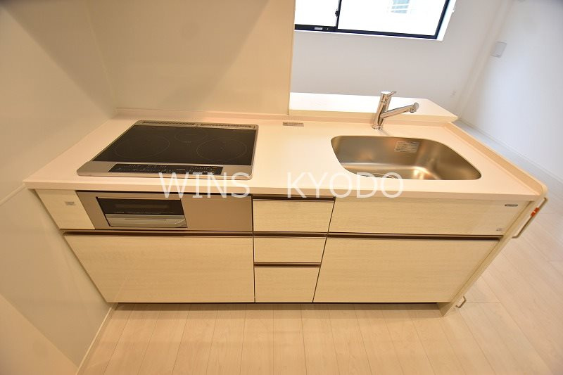 世田谷区経堂１丁目の賃貸マンションのキッチン