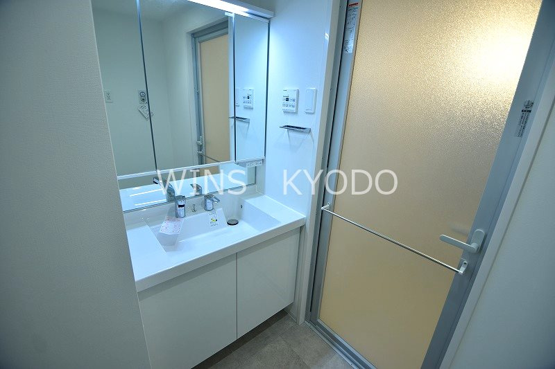 世田谷区経堂１丁目の賃貸マンションの洗面所