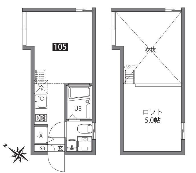 スタイル笹塚の間取り|間取り図