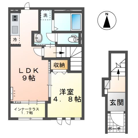 シリウス（Sirius）Ｂ棟の間取り