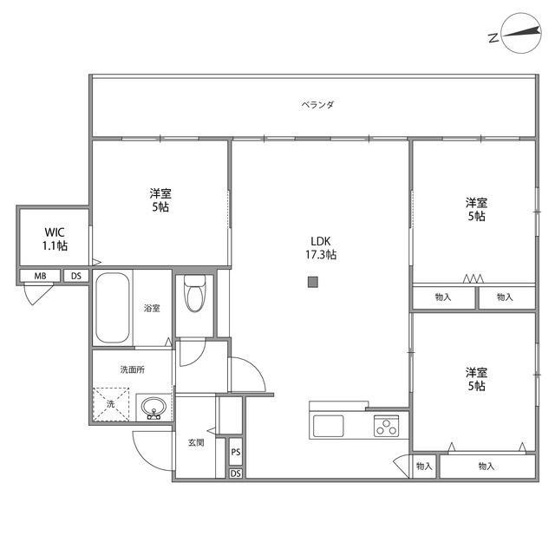 【間取り】 | アルページュ久我山 | 間取り図