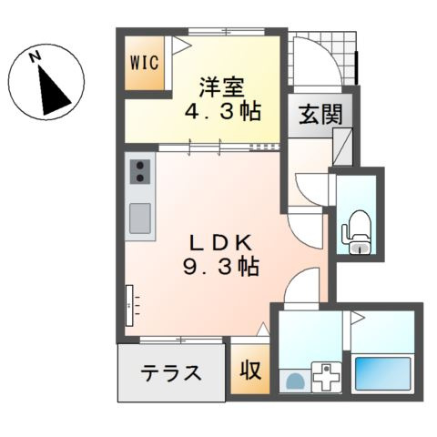 【間取り】 | ＡＫ　Ｈｅｉｍ　Ｓｗｅｅｔ　Ｆｌｏｇ