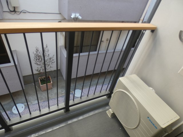 ソラール池上のバルコニー