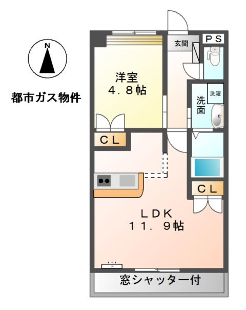 フィオーレ　デ　ローザの間取り