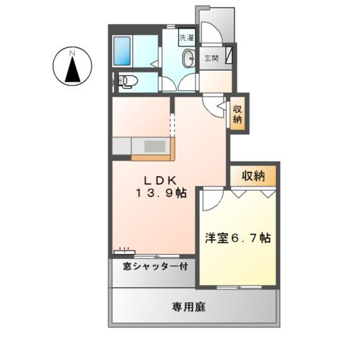 グレイスシャトーおほの間取り