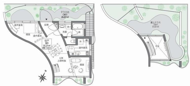 【間取り】 | SHINJUKU NEW VILLA | 間取り図