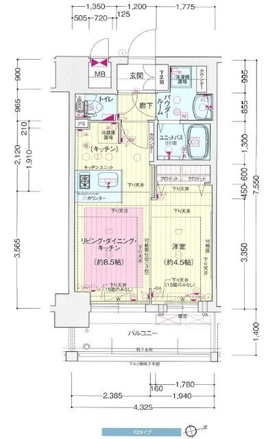 プレサンス新大阪ザ・シティの間取り