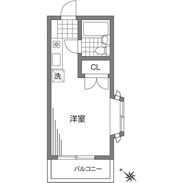 クレセントハイムの間取り|間取り図
